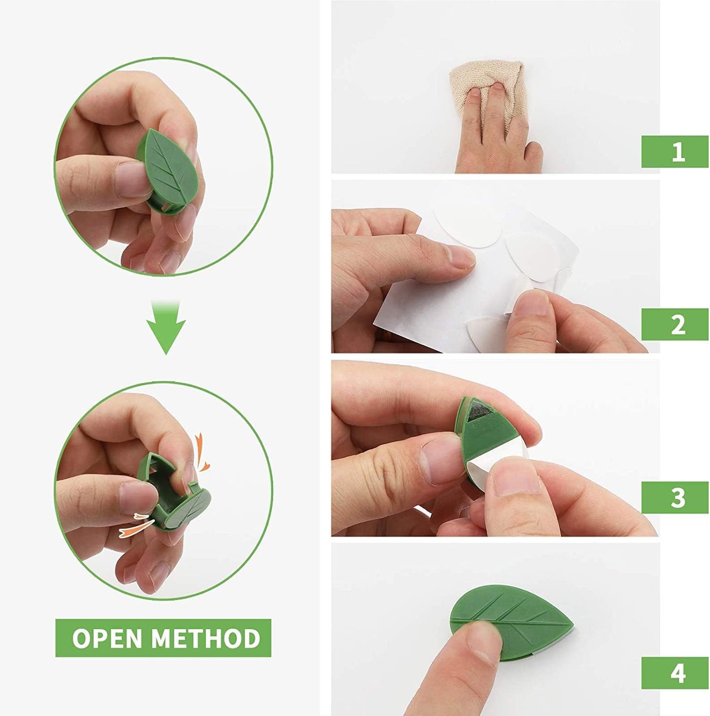 60 Pcs Invisible Plant Climbing Wall Fixture Clips