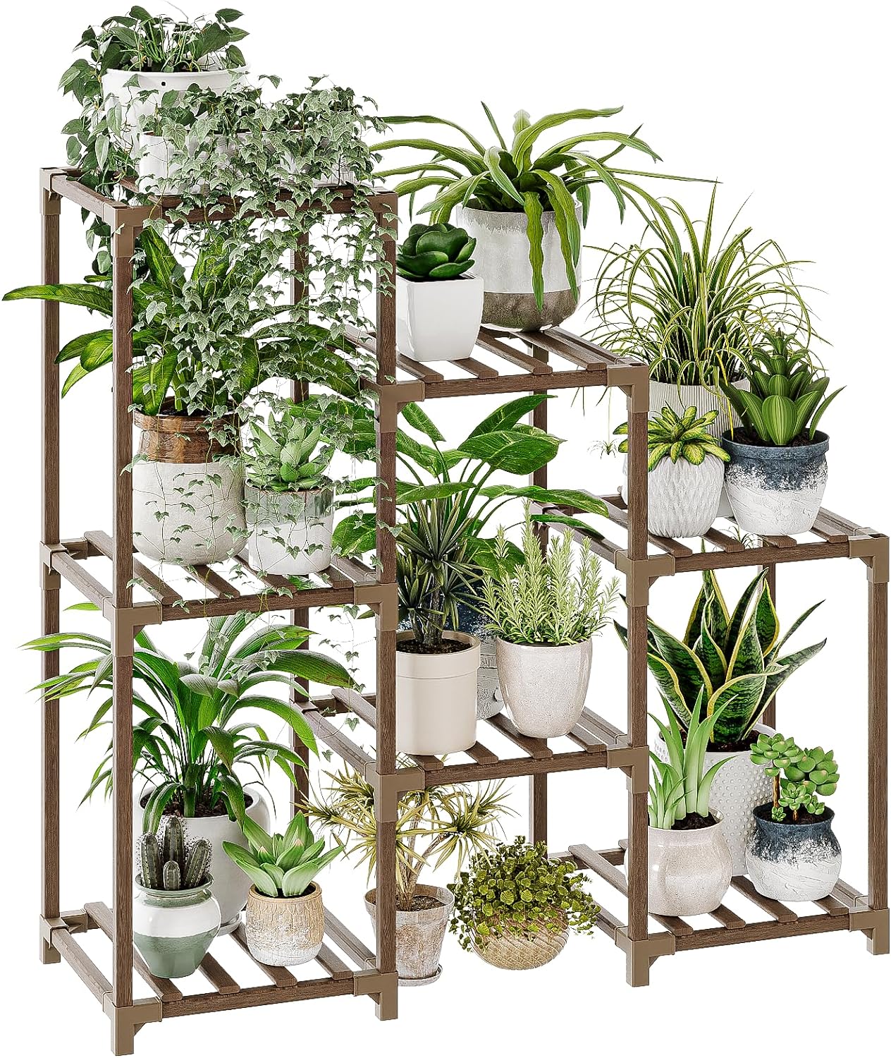 Bamworld Plant Stand Indoor Plant Shelf