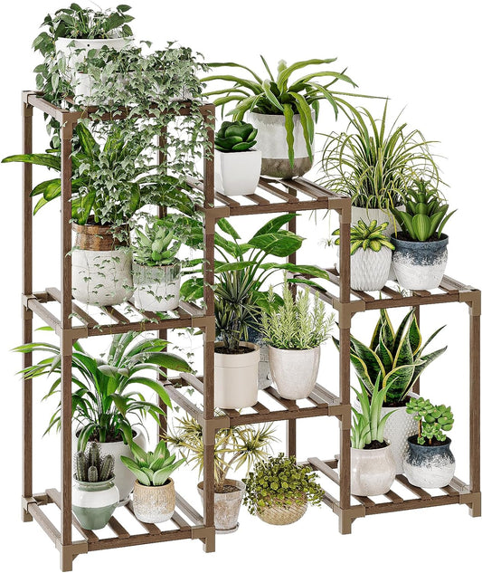 Bamworld Plant Stand Indoor Plant Shelf